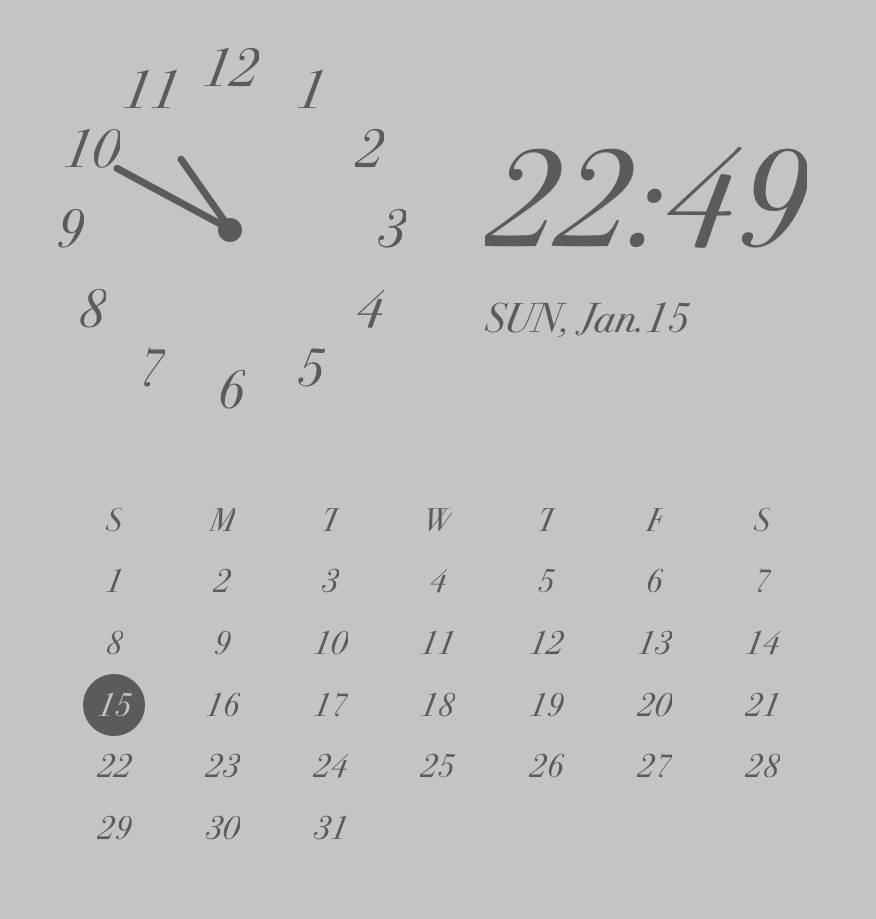 Clock Widget ideas[1mT8JSV3UASPXzP2b84a]