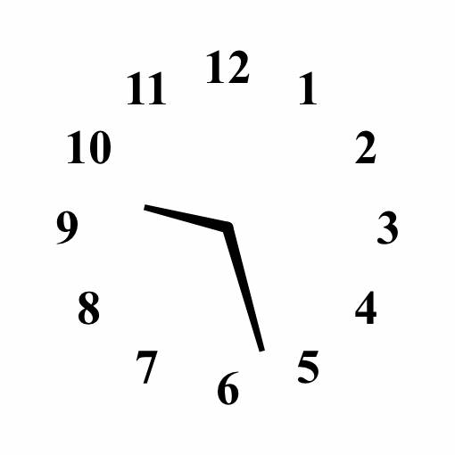 Simple Clock Widget ideas[bjSHrzt3Xw0QneM7kdp8]