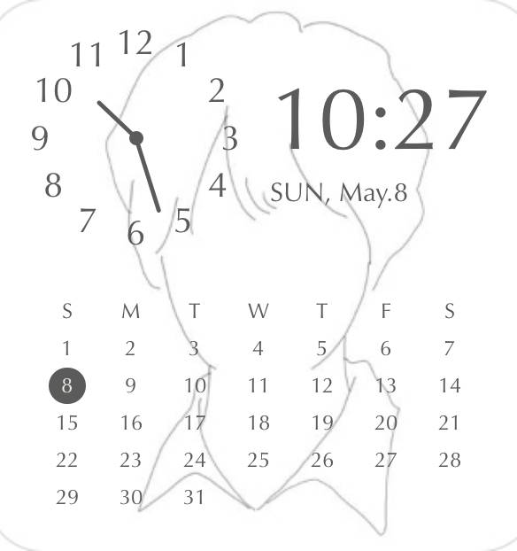 Simple Clock Widget ideas[templates_1KEKvUIbKdNDwqeaBE87_29481AB5-79E5-4A37-8BC4-0B8FDDD6FD8B]