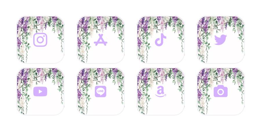 紫 App Icon Pack[aci3QYumkiaTE5uZIQ2U]