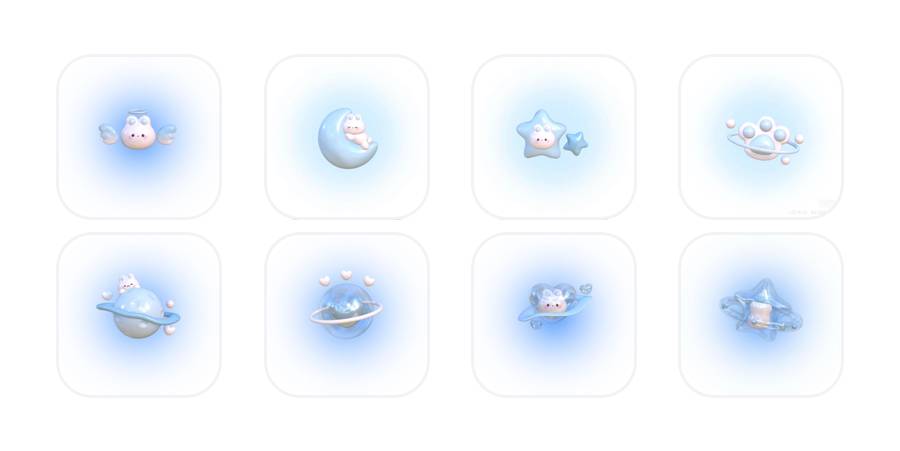 Light blue App Icon Pack[Kk0AJzvNhe4kuMUBgB6X]
