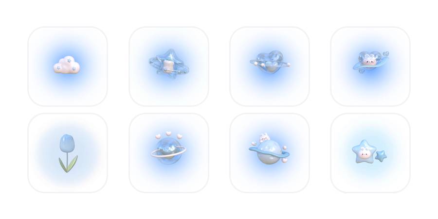 Light blue App Icon Pack[jxmHfjMvUkW6equ6v8Fh]