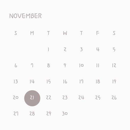 くすみカレンダー Календар Ідеї для віджетів[ERQw8ZQq2nKdhZ52XXt3]
