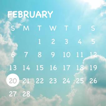 Calendar Widget ideas[2J9RC2BZLb2nV6WRizQu]