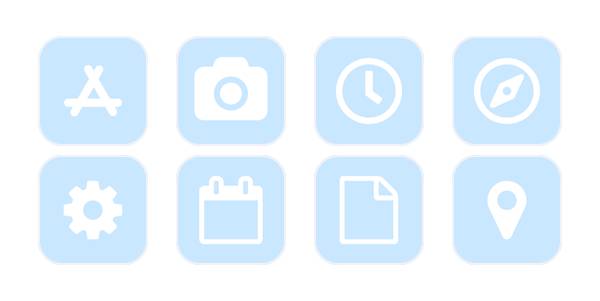Baby Blue Paquete de iconos de aplicaciones[bFYhC0NrocXHH2lE7Hvu]