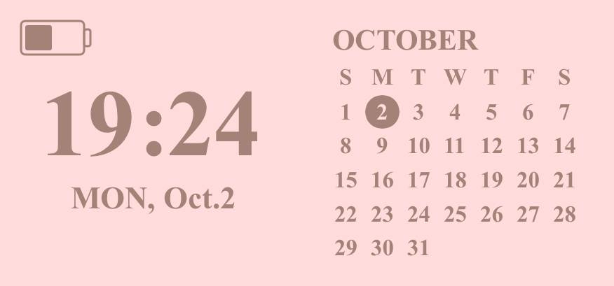 ピンク Kalendar Idea widget[00fWCR52cqVB4lUZX6K9]