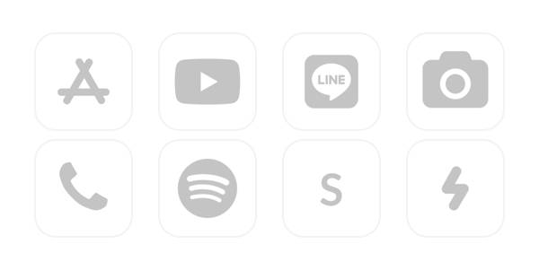 シンプル App Icon Pack[9XLJjrEhkZ2YBHOFK2cx]