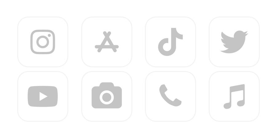 モノトーン App Icon Pack[St3YGGre8kYQkKJFDYhi]