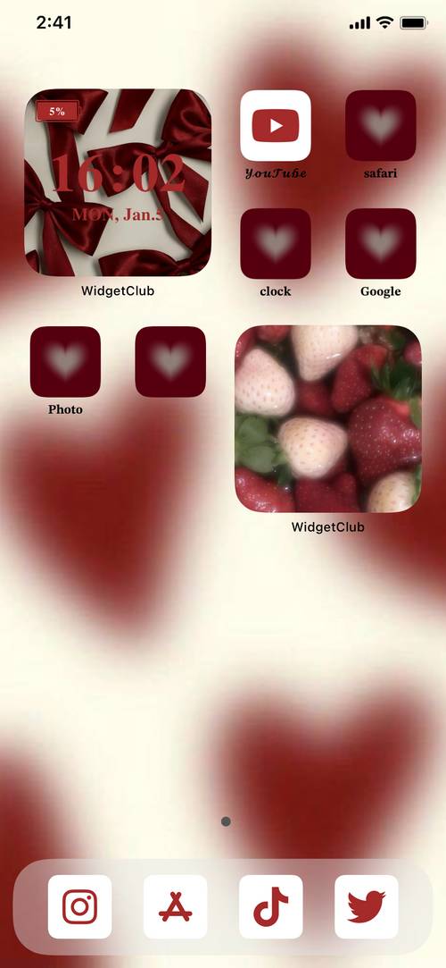 𝑹𝑬𝑫❤️ Home Screen ideas[uTtJSidM757dKWmKtuow]