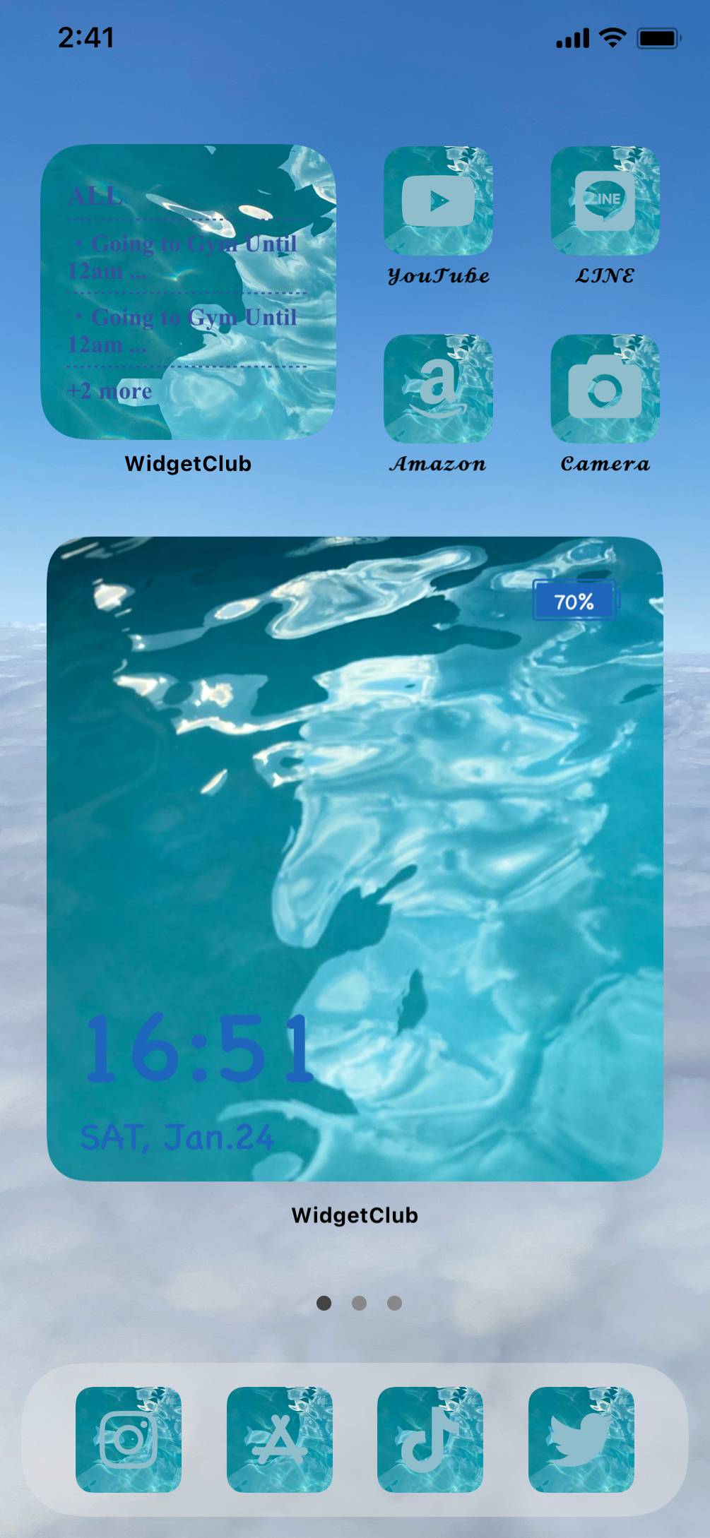 水面と雲海Home Screen ideas[ooiDsGQGGHRH2nRH3xCU]