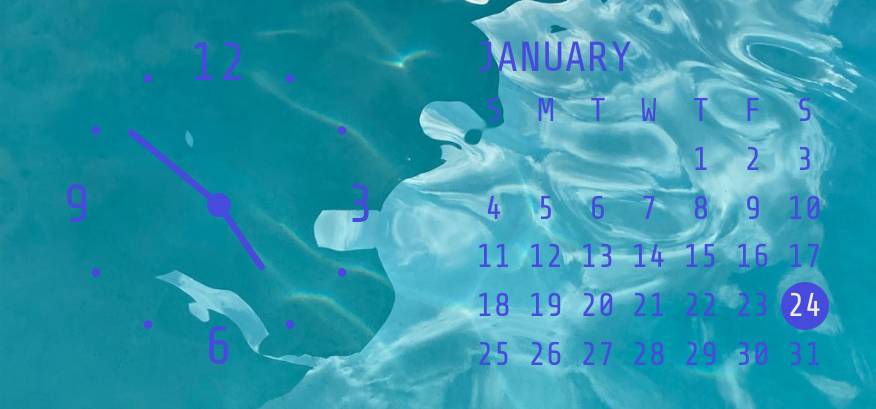 Ocean Clock Widget ideas[ooiDsGQGGHRH2nRH3xCU]