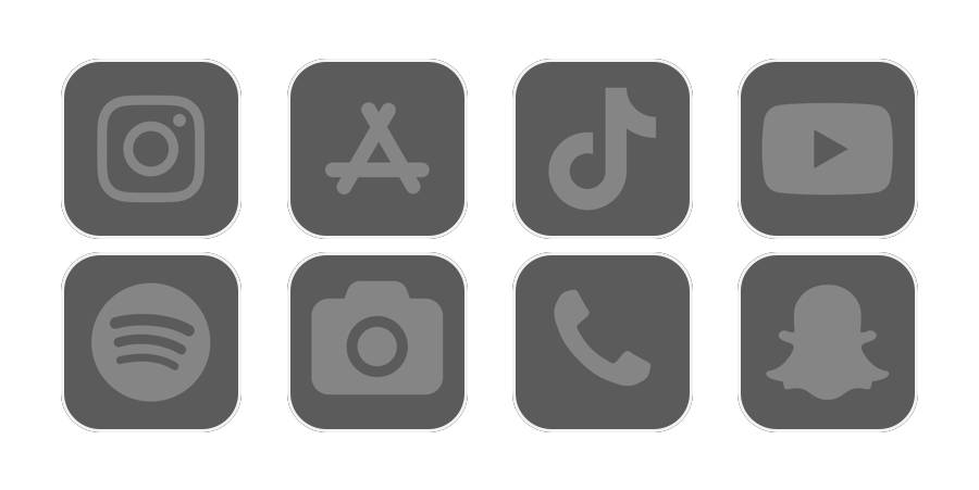 gray App Icon Pack[OPjswlxEZ6qjacsbhE1X]
