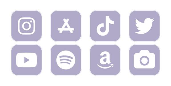 紫 App Icon Pack[9yO6kqFUQATPDQ5ymTiy]