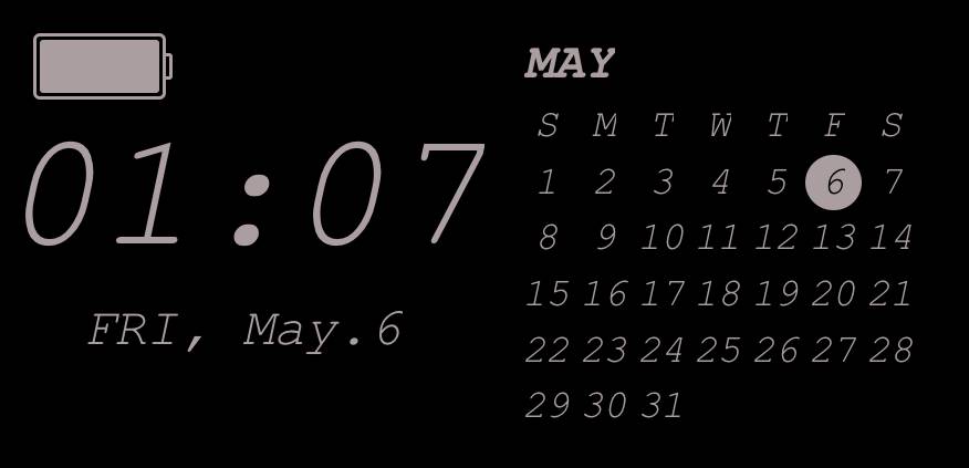 Black Calendar Widget ideas[XZY7ApQuMyBX3yZQTvI7]