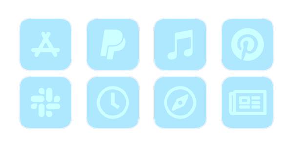 水色 App Icon Pack[DqW6pRTzuqMzAjPJqGev]