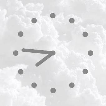 Simple Clock Widget ideas[kw1iWpch2yttajoFXsxi]
