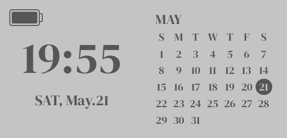 カレンダー時計 Calendar Widget ideas[F6uBR7ucxaPwXsXOKisd]