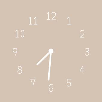 Beige Clock Widget ideas[templates_JJkafrCzjr0COLl44d2A_37AAC58A-8D2E-4025-BDA5-FE531A0C7BAA]