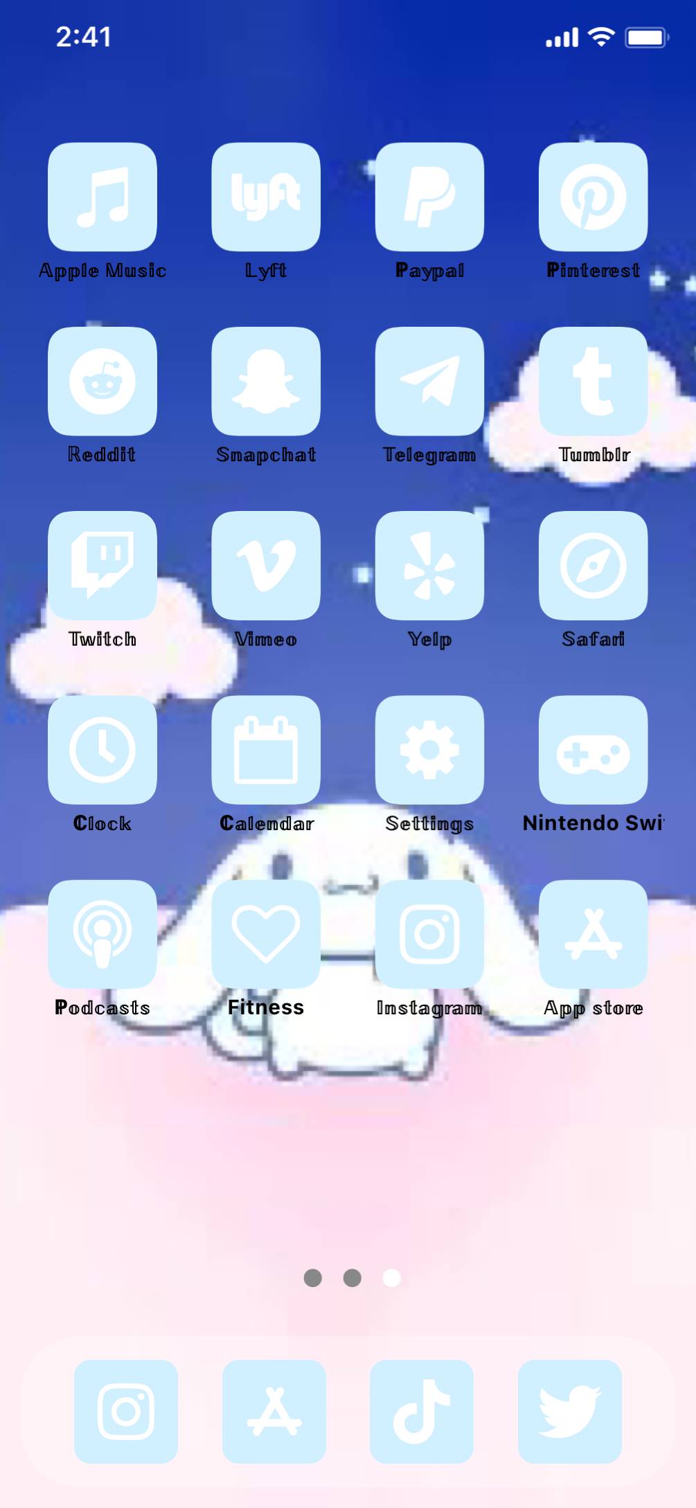 messenger sanrio app icon