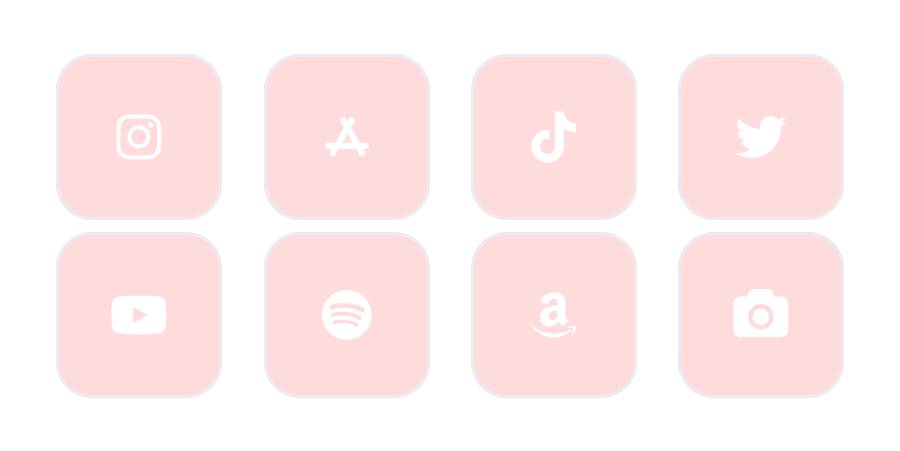 Pink and White Пакет икона апликација[BqDgypa9D4bVZt9abzZ4]