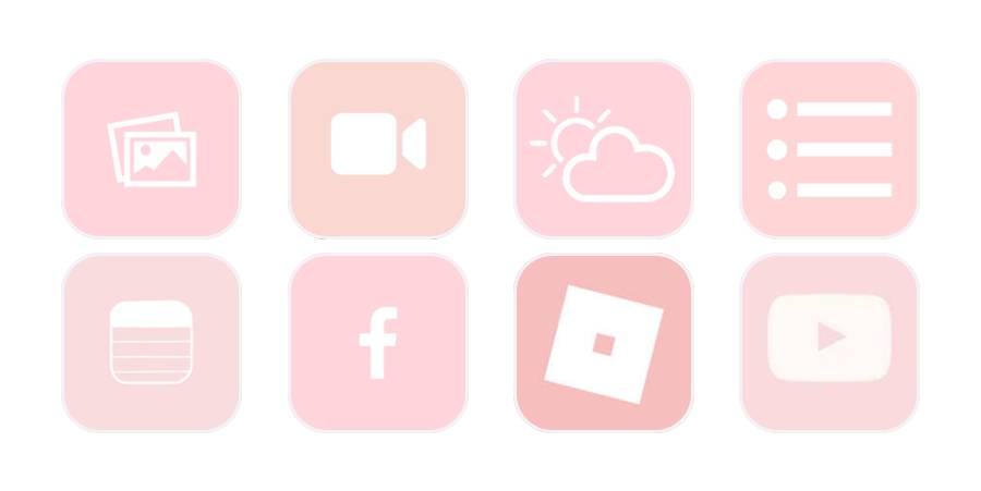 Shades of Pink Pakiet ikon aplikacji[X2h9UKn6WnBChZBVzH7X]