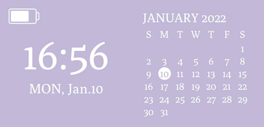Soft purple widgets Kalendar Idea widget[c1V4tiO6z9i8chSW9KAV]