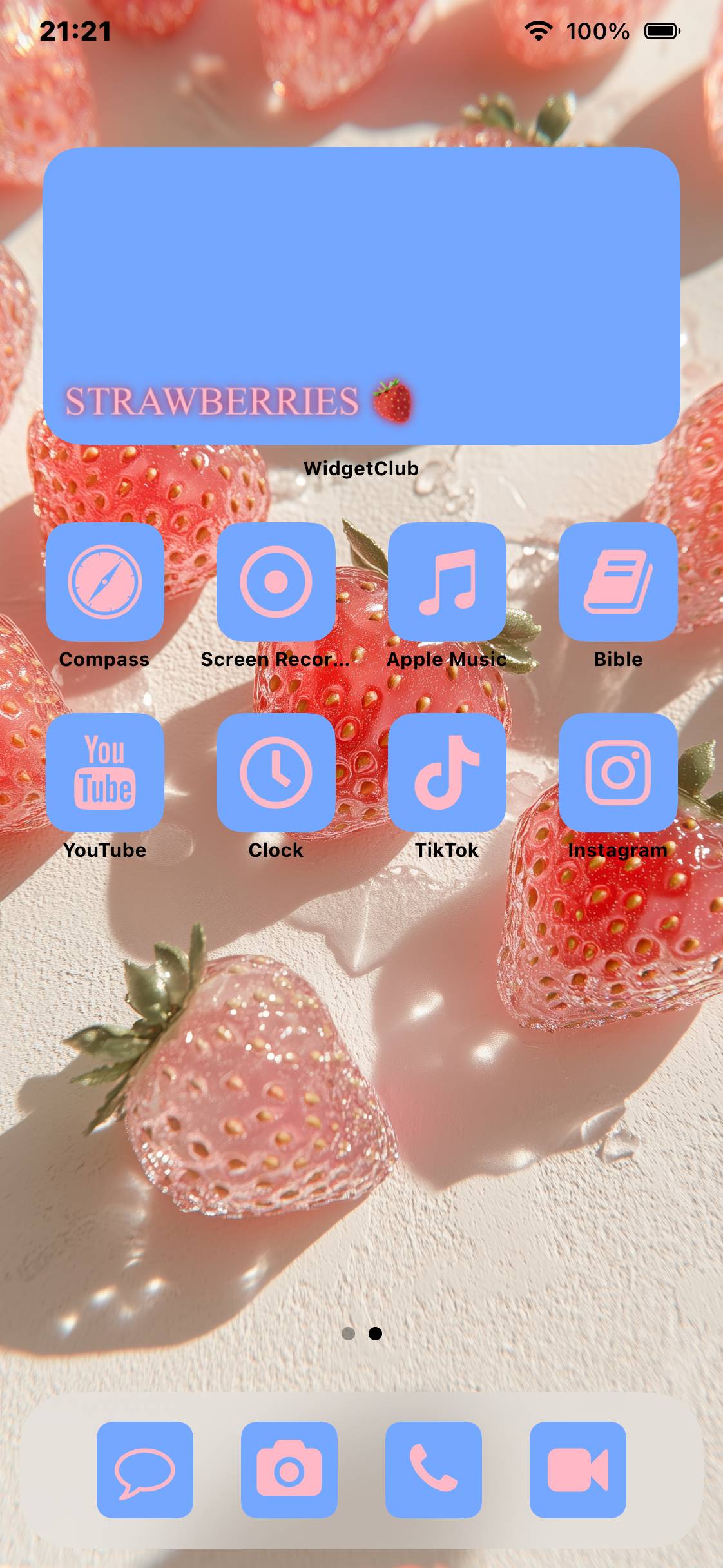 STRAWBERRIES 🍓Home Screen ideas[VGbbcxgZjEtBEA7eCoPJ]