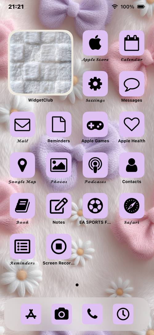 cute fun fuzzy flower bows🌸🎀 أفكار الشاشة الرئيسية[YpkUoseDrFSZaChq6HWj]