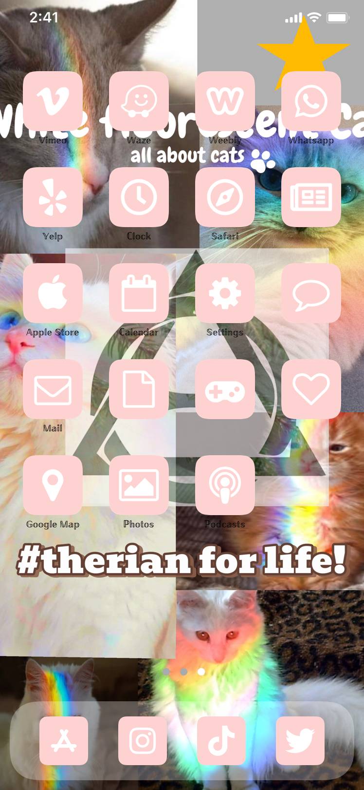 Therian theme!Home Screen ideas[FT8Vpbi19HfFSNWhryT0]