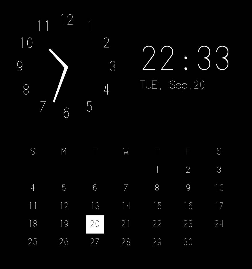 Clock Widget ideas[QHuadm2qNZuVRSd7exYg]