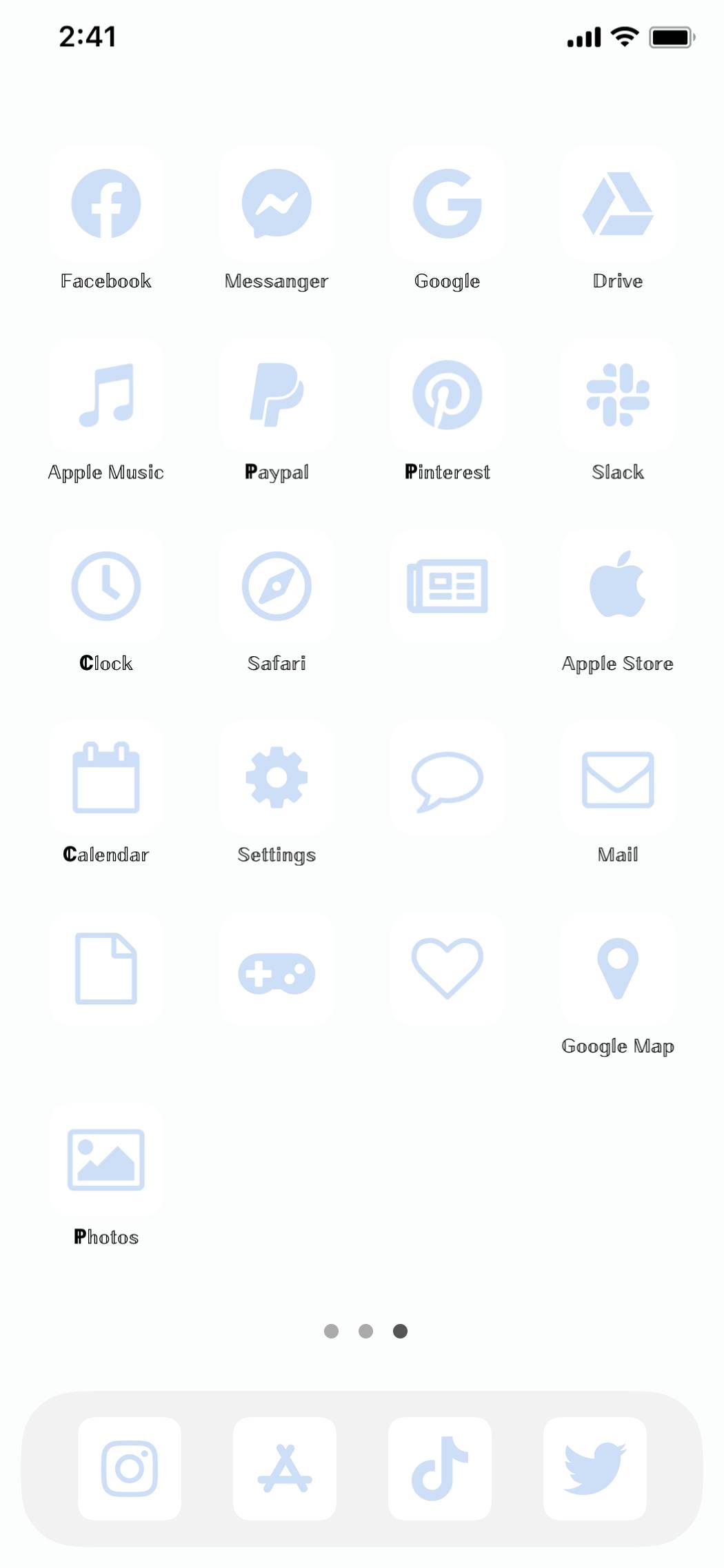 White🤍☁️ ホーム画面カスタマイズ[PCor1d7jvEZTU7ocaVWm]