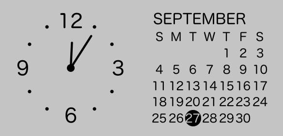 時計とカレンダーRelógio Ideias de widgets[EdD0oacKnF4IJSHaLuY2]