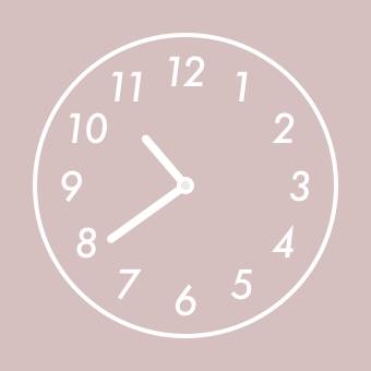 Horloge Idées de widgets[E9oVEUDltxNumWdn0HFP]