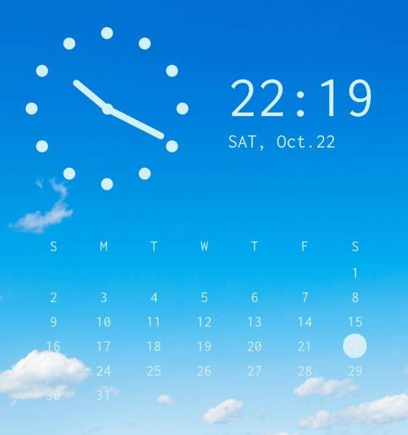 Clock Widget ideas[xRv25Hucvjw9p2o0WHJ4]