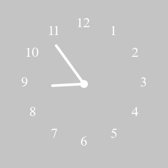 シンプル Clock Widget ideas[iHVCdbFcd5ZH3Qz67cbR]