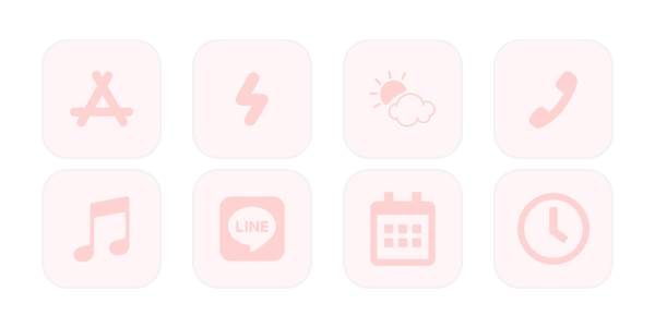 ぴんく App-Symbolpaket[kLx3fGpPsS10xnLsjwlu]