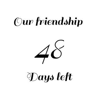 best friendship Countdown Widget-Ideen[WobvuIgVOeruLHSgnCjk]