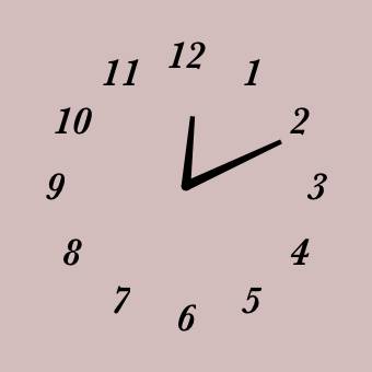 Pastel Clock Widget ideas[V35AAes0aU03sua4j0D2]