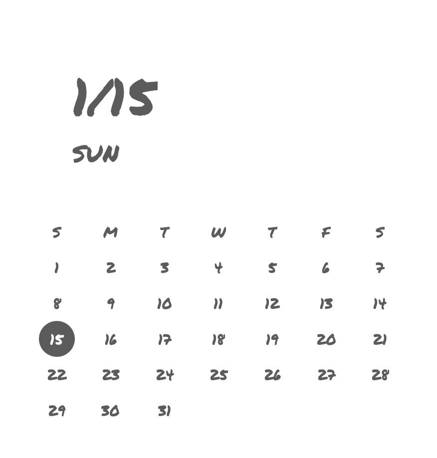 Calendario Ideas de widgets[z4lii1NnPYYouVEPMTew]