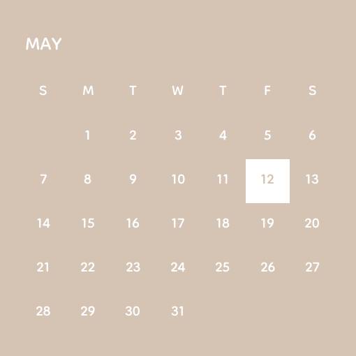 日付 Calendario Ideas de widgets[s6BHetgdC5parvmn5lAi]