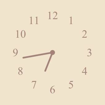 落ち着く色 Reloj Ideas de widgets[KPyYRgCupFoW2vzs6CUV]