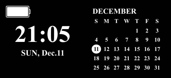 Black n White Calendario Idee widget[DrrBMVWteJ7Ir8SDoh2S]