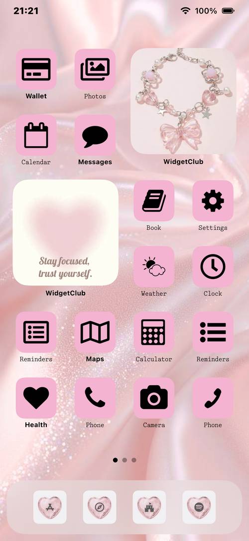 Pink sparkle aesthetic Home Screen ideas[8zu5cBAb3yJJ5muQtT71]
