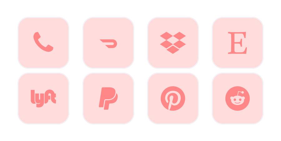 pink icons 應用程序圖標包[OAq6O2qD638SXwbXT1Dk]