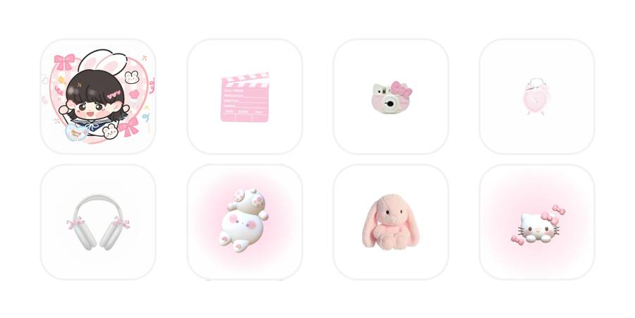 ピンク Pack d'icônes d'application[RA7f4HUWbYvW0q0GHqm9]