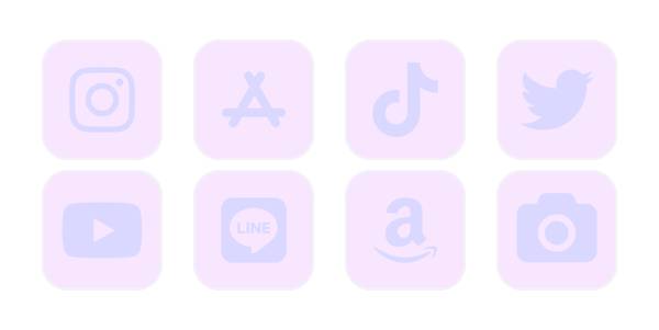 紫のアイコン Пакет с икони на приложения[1koJAPrtaOktCtGogsyH]