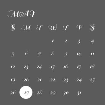 Calendrier Idées de widgets[templates_ELeRCxXVOvNiiZyd7Mog_F1AC7251-1E5B-472C-BBB8-AA9B9805B559]