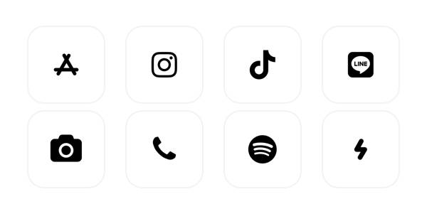 シンプル App Icon Pack[AIf4UMp5rL9vumwYq4uF]