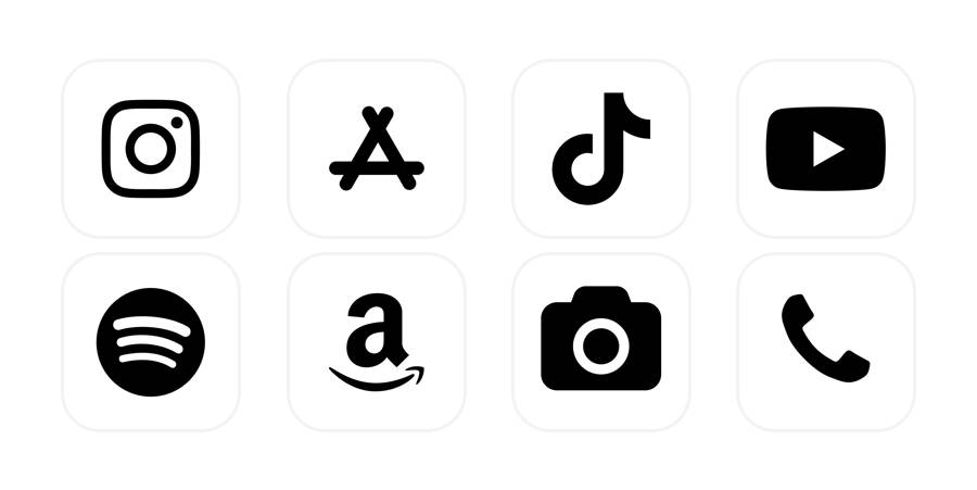Blanco Paquete de iconos de aplicaciones[IZuwTzKO2nsfYkbbJwKb]