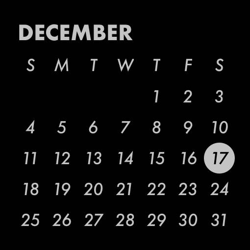 Calendrier Idées de widgets[uLgrmmZRUc1osO8eXTnS]